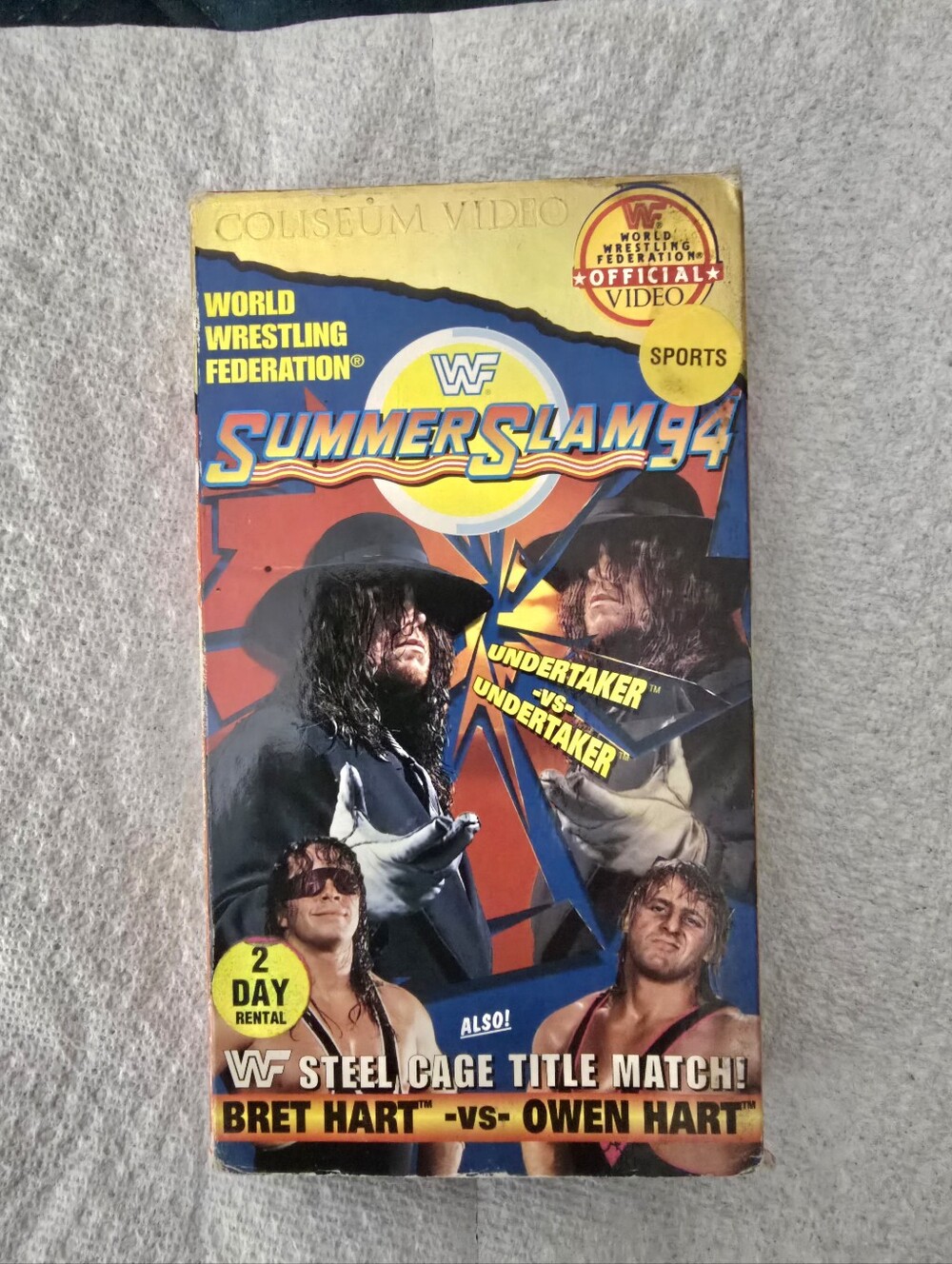 WWF - Summerslam 94 (VHS, 1994) "RARE" OOP WWE UNDERTAKER